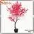 Hot Sale Air Bonsai Artificial Plastic Japanese Mini Cherry Blossom Tree Fabric for Decor photo-3
