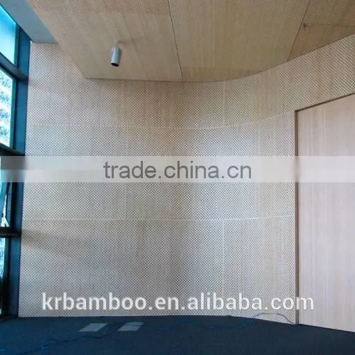 Natural Color Horizontal-compressed General Sanding Fiber Paper Backer Indoor Use Bamboo Veneer photo-4