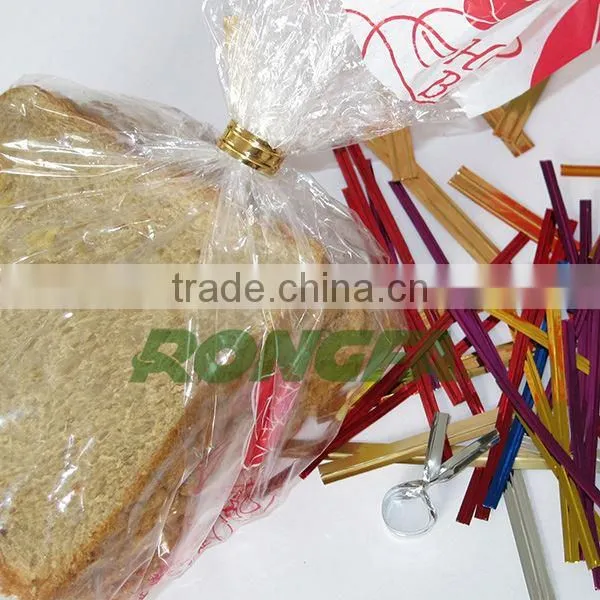 Double Wire Metallic Wire Twist Tie for Food Bag Closing photo-2