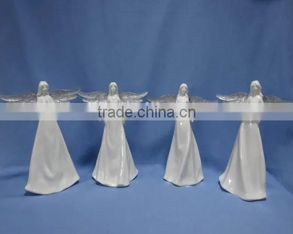 White Angel Decorations Porcelain Holiday Decorations photo-4