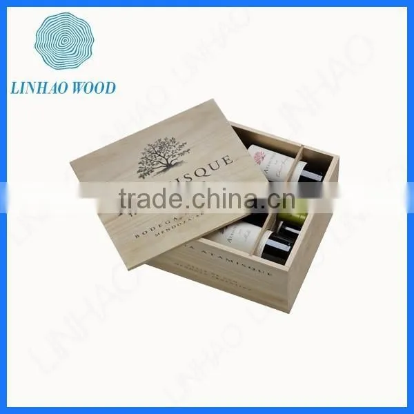 Wooden Wine Bottle Carrier Case photo-5