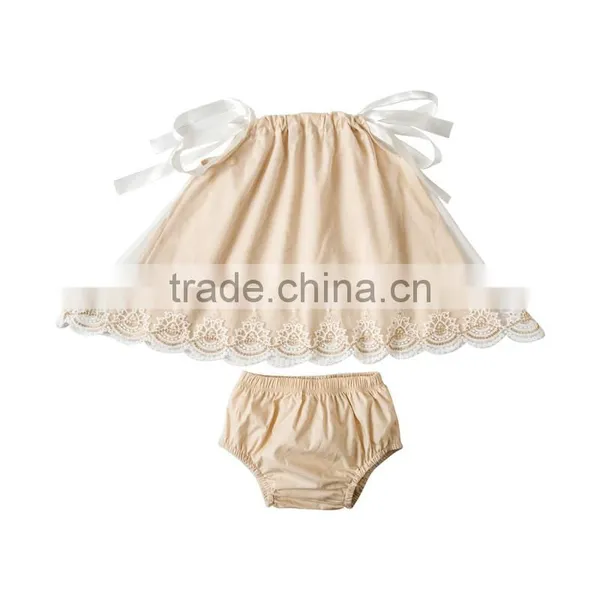 Summer Girl Clothing Set Boutique Baby Girl Lace Outfits Comforable Infant and Toddler Clothing Set photo-5