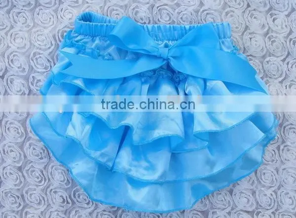 Adorable Baby Diaper, Satin Baby Bloomers, Wholesale Baby Ruffle Bloomers photo-3