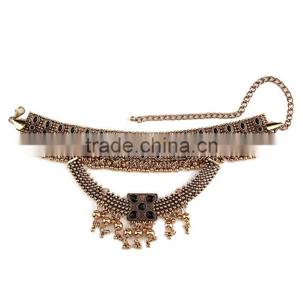 2016 Hot Sale Alloy Short Silver Collar Necklace Jewelry for Women photo-4