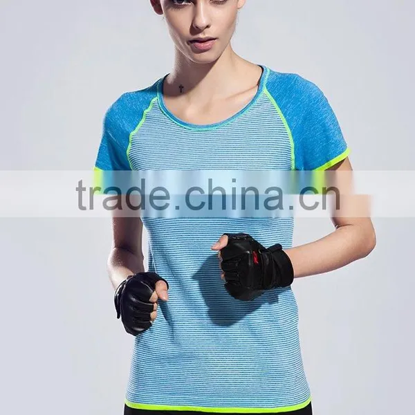 Outdoor Fashion Stripes Running t Shirt photo-2