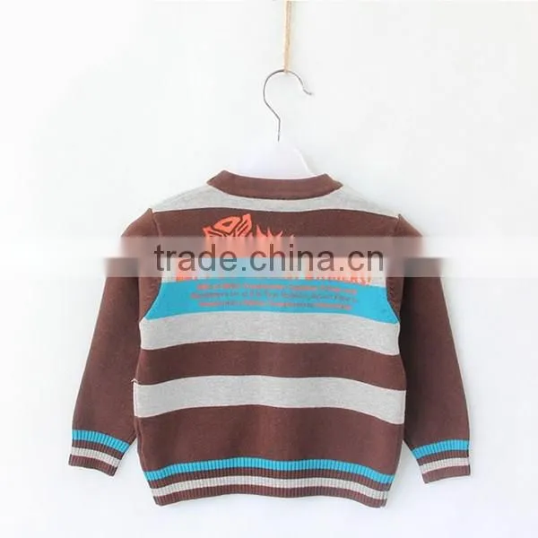 Baby Woolen Striped Sweater Cardigan photo-4