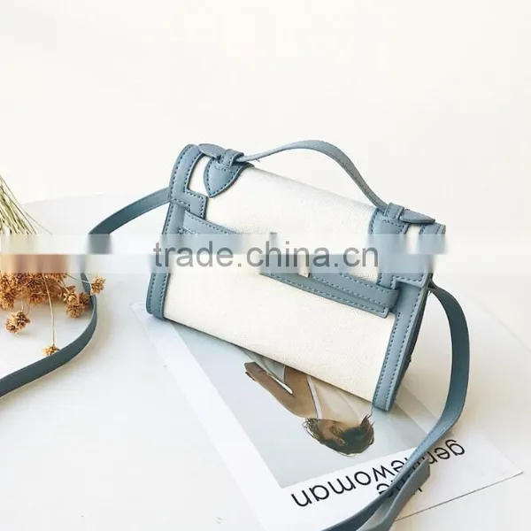 Zm50215b 2017 New Style Lady Canvas Bag Simple Women Hand Bags photo-2