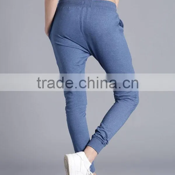 100% Cotton Wholesale Gym Women Fitness Jogger Pants Slim Fit Women Sweatpants photo-3