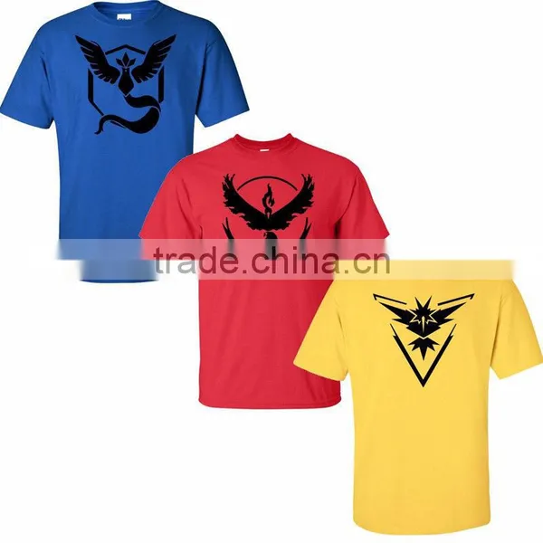 Custom Blank Cotton Pokemon Go T Shirt Wholesale Printing Pokemon t Shirt for Women Men Summer Tops photo-2