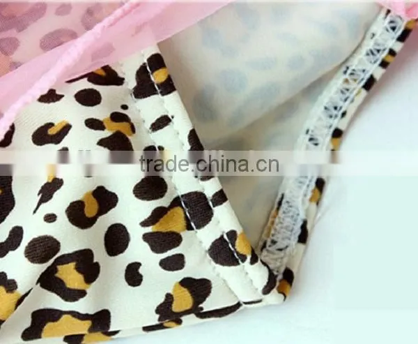 Vest Style Leopard Split Swimsuit Children's Swimwear photo-5
