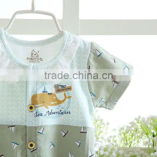 Wholesale Summer Striped Girls Baby Rompers Cotton Clothing photo-4