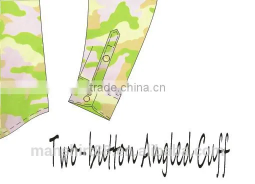 Designer Custom Half Placket Camo Shirt photo-5