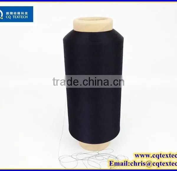 Yarn Dyed Semi Polyester Yarn for Garment Label photo-2