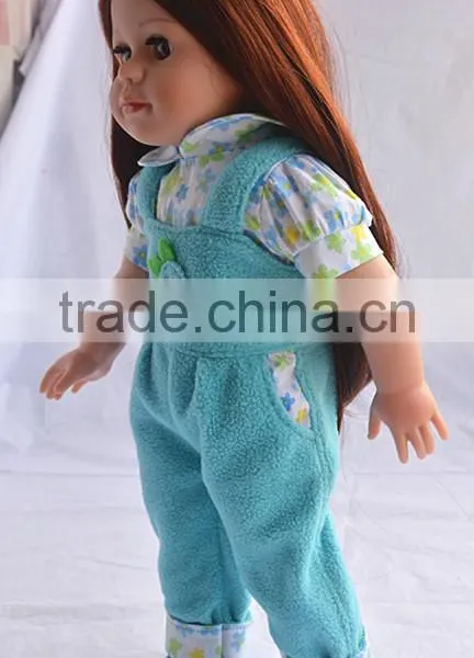 High Quality 18 Inch Fashion Dress Reborn Baby American Girl Doll Vinyl Toys photo-2