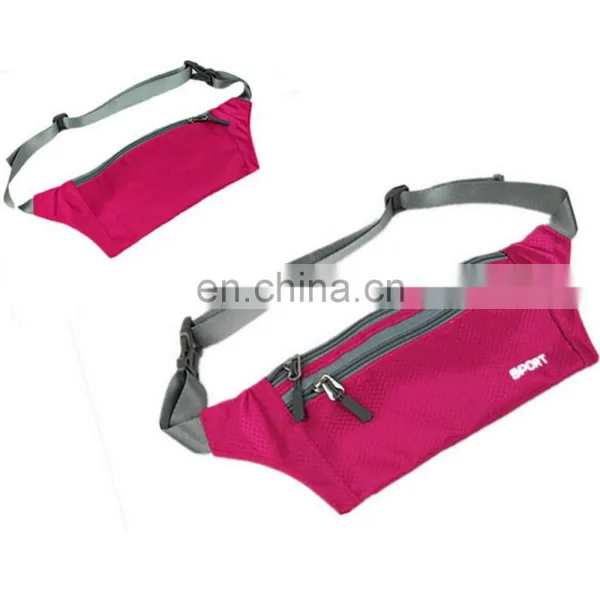 Purple Color Unisex Waterproof Nylon RFID Money Pouch Belt photo-6