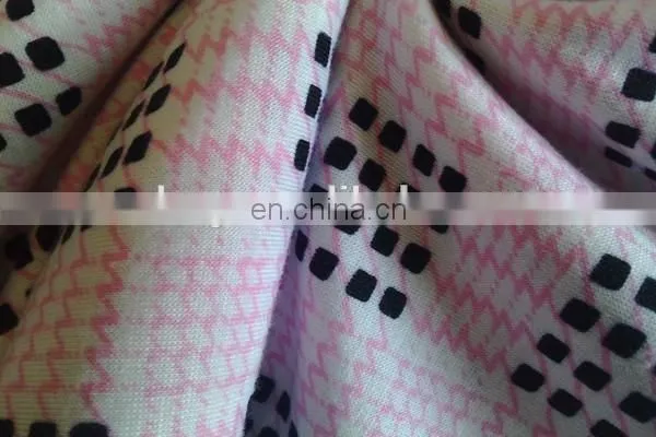 Shaoxing Winfar Fashionable Knitting Rayon Spandex Gird Print Lycra Fabric photo-5
