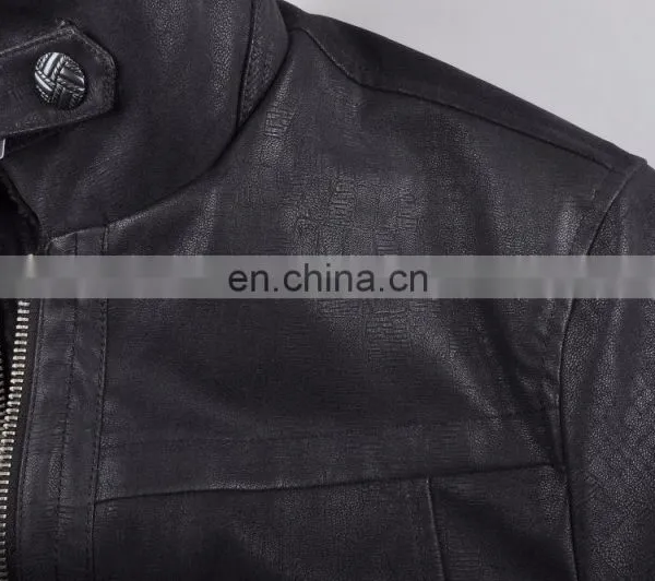 2016 New Model Designer Pakistan Leather Jacket Men photo-6