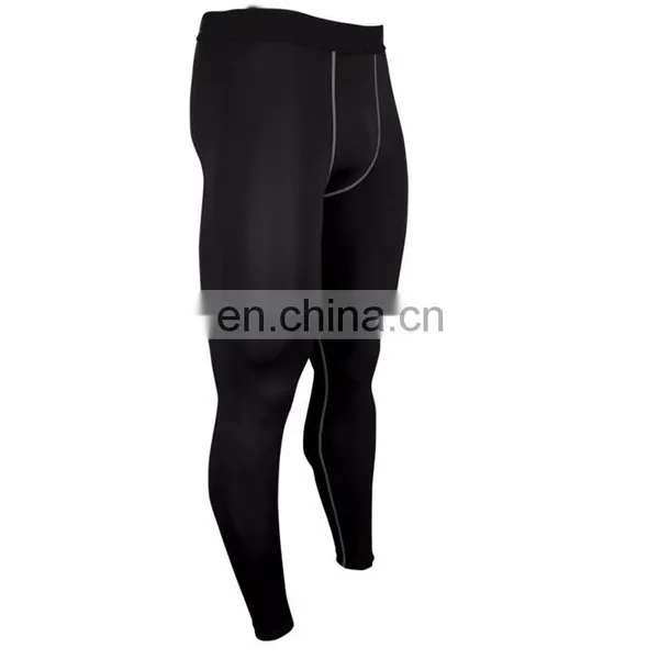 Mens Black Slim Fit Active Wear Skins Compression photo-3