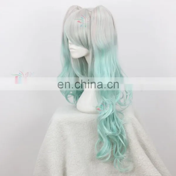 Hot Selling Japanese Lolita Ponytail Cosplay Wigs Hatsune Miku Wig photo-2