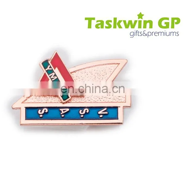 OEM Customize Shape Gold Nickel Copper Metal Pin Badge photo-4