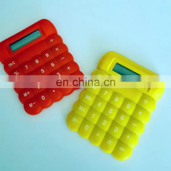 Mini Silicone Plastic Rubber Smart Promotion Calculator photo-5