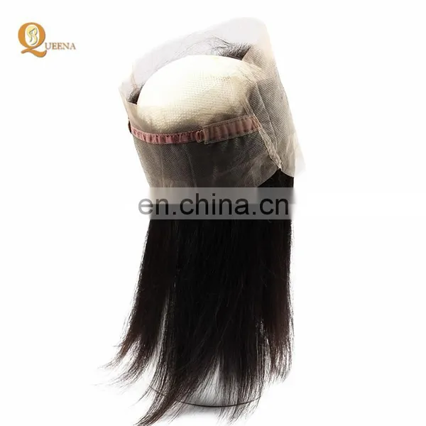 China Hair Factory Wholesale Hair Extensions 360 Full Lace Frontal Closures With Bundles photo-3