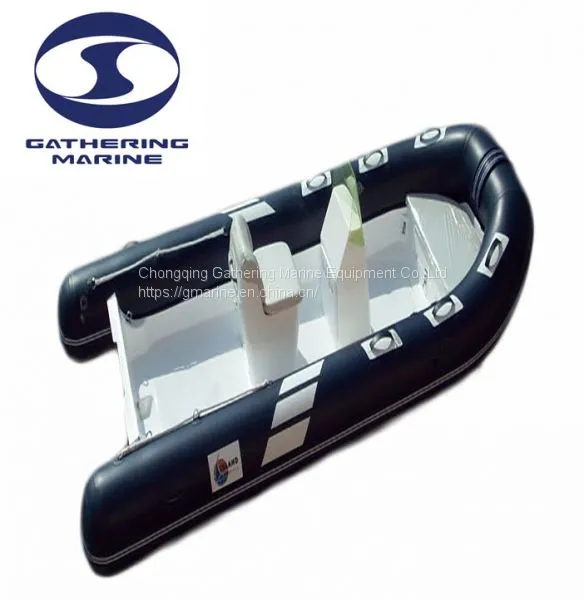 RIB Floor Rigid Hull Fiberglass Inflatable Boat 580 photo-5