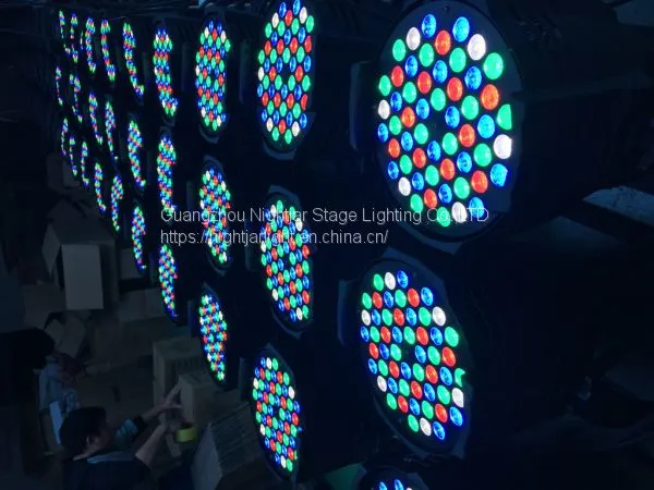 (NJ-L54) RGBW 54x3W Indoor Stage Effect LED Par Can Light photo-4