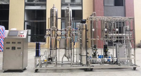 GMP SS RO+EDI Ultrapure Water System with Pasteurization for Pharmaceutical Industry