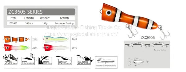 Saltwater Popper Hard Fisihing Lure Artificial Fishing Lure