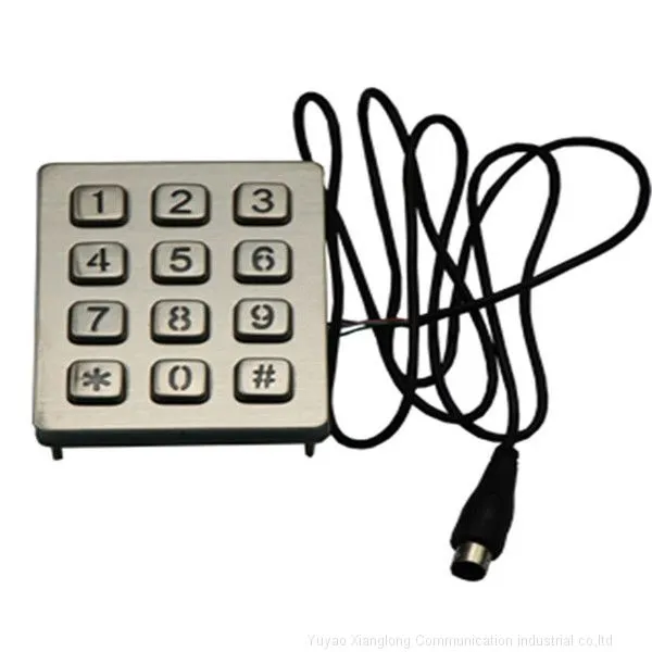 12 Keys Vandal Proof Access Control System Keypad photo-4