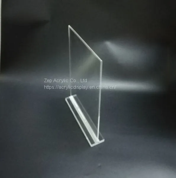 A4 A5 Clear Acrylic Photo Picture Frame Tabletop Sign Display Holder photo-5