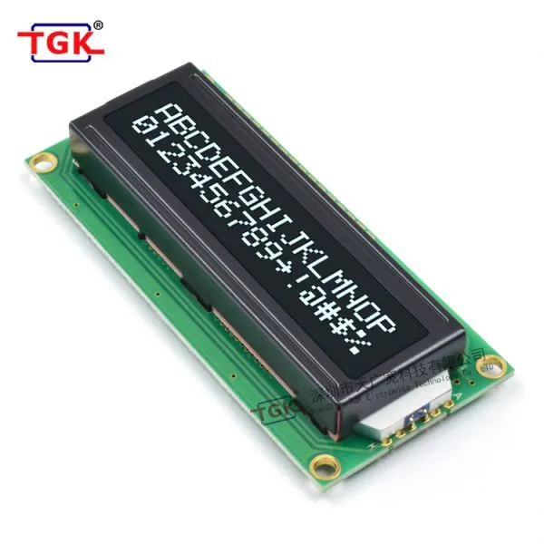 16X2 Lcd Display 1602 Lcd Modules TM162A-3 80X36mm Black Screen Dust-free Process 16X2 LCD Screen photo-3