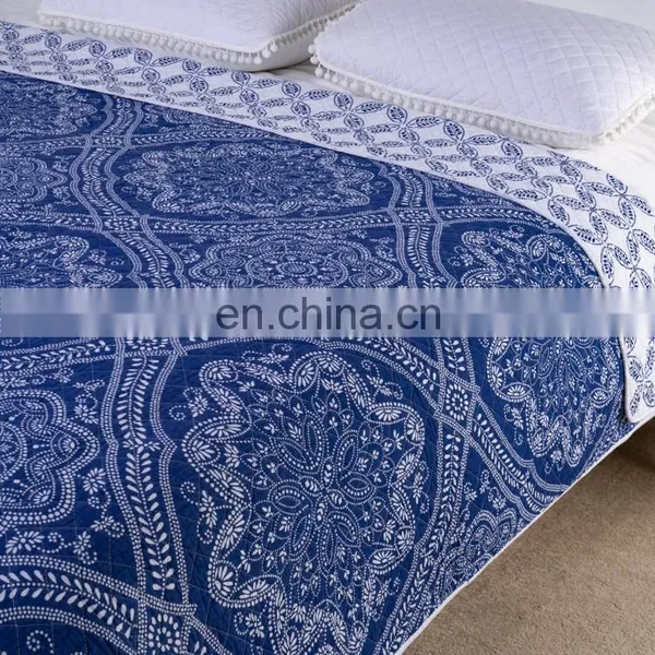 2020 New Home Decoration Goods Patchwork Quilt Set Quilt Bedspread photo-3