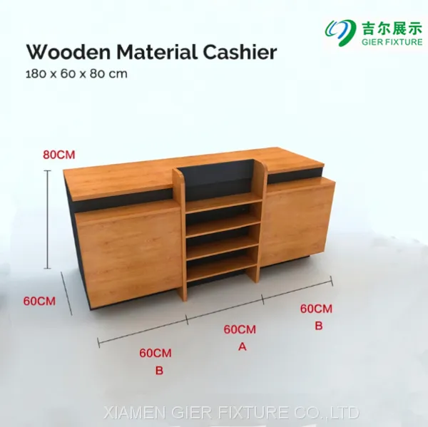 Modern Design Retail Shop Checkout Counter Supermarket Convenience Store Cashier photo-2