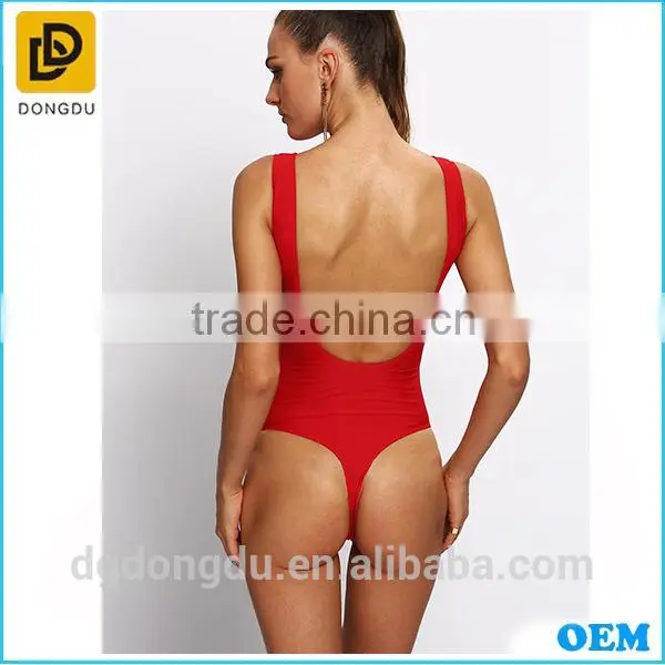 Sexy Summer Beach Swimwear Popular Backless One-Piece Swimwear photo-4
