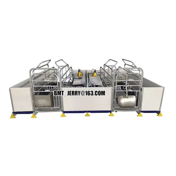 Hot Dip Galvanized Customized Size Sow Farrowing Cage for Swine Farm photo-2