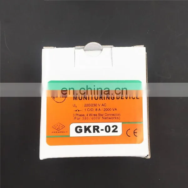 GKR-02 Voltage Monitoring Device Relay Phase Failure And Phase-sequence Protection Relay Din Rail Motor Protection photo-5