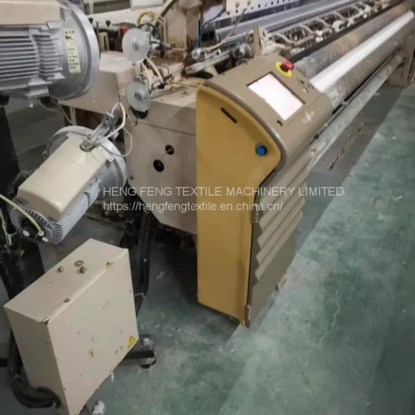 Second Hand Weaving Machine Tsudakoma ZAX 9100 340cm Used Air Jet Looms Year 2007 FIMATEXTILE Positive Cam