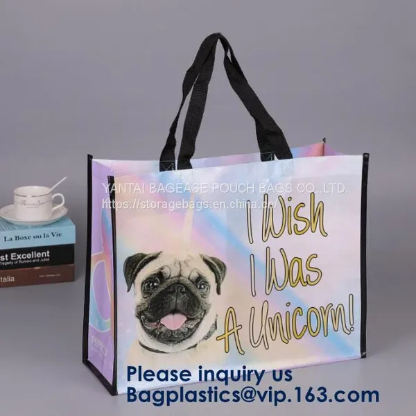 Heavy Duty Grocery Tote Bag, Royal Blue Large & Super Strong, Reusable Shopping Bags With Stand-up PL Bottom, Bagease photo-2