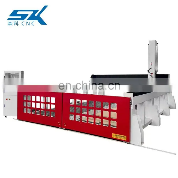 SENKE Hot Sale Large Working Area CNC Route 3 Axis Wood Foam Statue Milling Engraving Machine photo-2