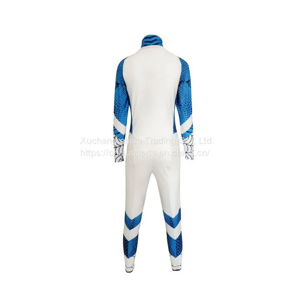 Custom Design One Piece Zipper Long Sleeve Short Track Ice Speed Skating Skin Suit Racing Suits Short Track Skating Suit photo-2