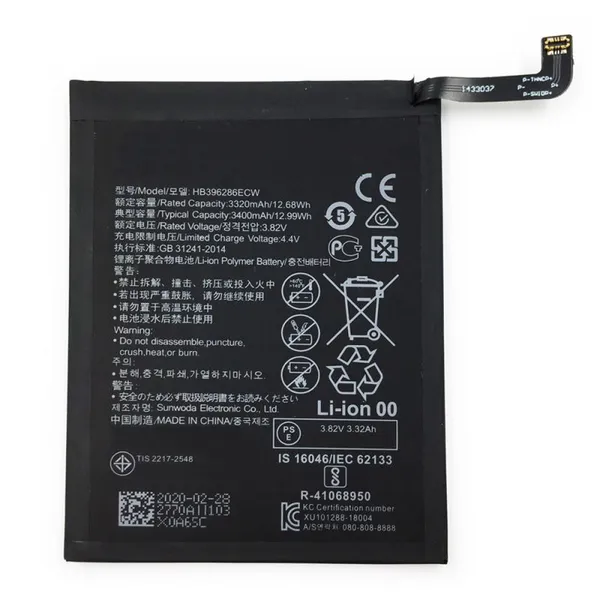 Rechargeable Batteries Battery HB396286ECW For Huawei Honor 10 Lite Honor10 Lite Pour P Smart 2019 photo-2