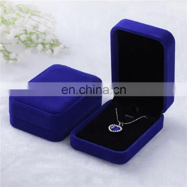 Jewelry Storage Boxes Presentation Necklace Pendant Jewelry Box Velvet Case Earrings Display Box 10*7*4.5cm photo-2