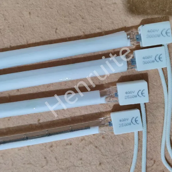 380mm 400v 3000w IR Lamp Infrared Quartz Heater Lamp Quartz Heater Lamp Short Wave Halogen IR Lamp photo-4