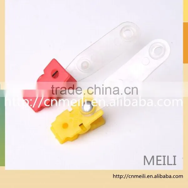 Plastic Badge ID Card Holder Clip With Strap photo-3