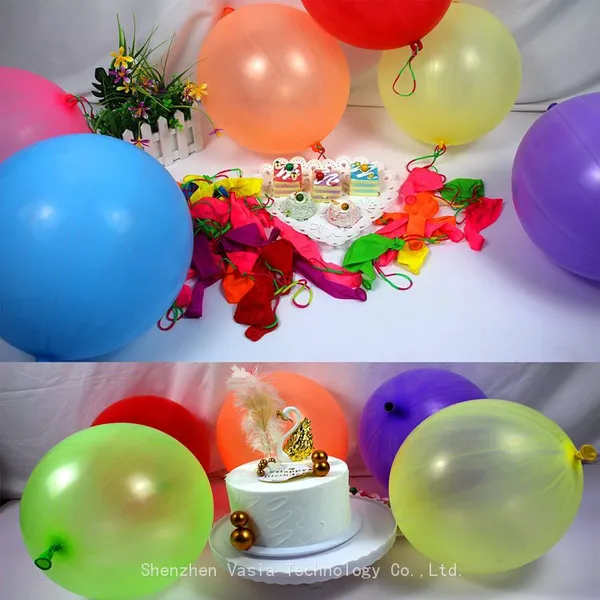 18 Inch Colorful Punch Balloon With Rubber Band Handle Kids Toy for Birthday Outdoor Games photo-3
