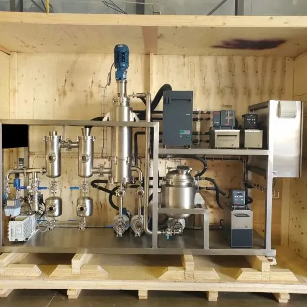 Lab1st Glass Short Path Wiped Film Molecular Distillation Machine Crude Oil Distiller Equipment System With Pumps Turnkey photo-6