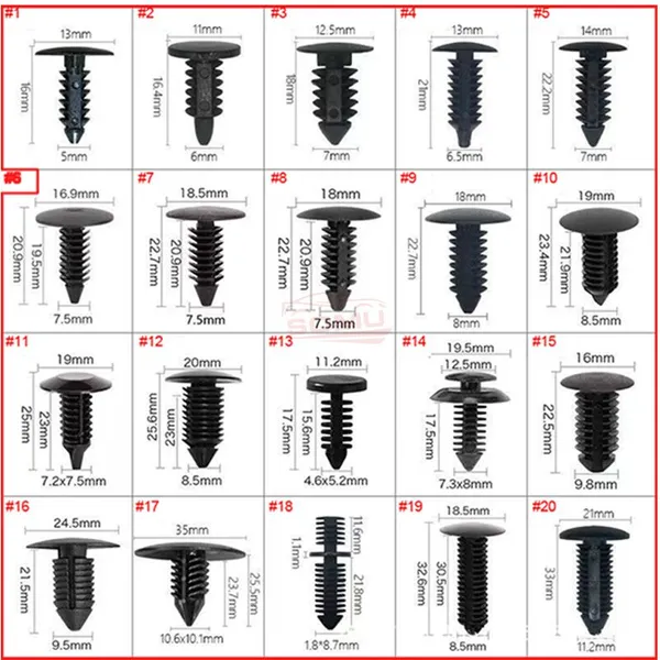 Factory Supplier Wholesaler Auto Fasteners clips catalog