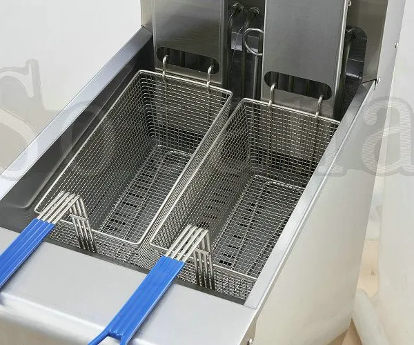 Single-cylinder Vertical Electric Frying Oven With Oil Filtering Cart photo-5